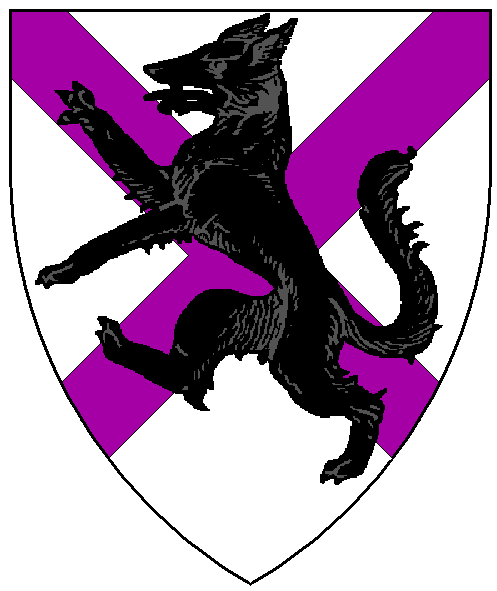 The arms of Áedán óc mac Rónáin h-Úi Fáeláin
