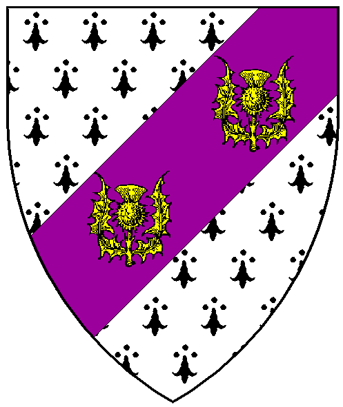 The arms of Alisaundre de Kilmaron