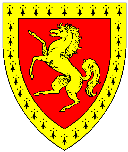 The arms of Angharat Benbras
