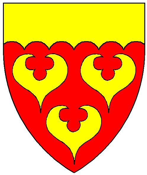 The arms of Anne de Tournai