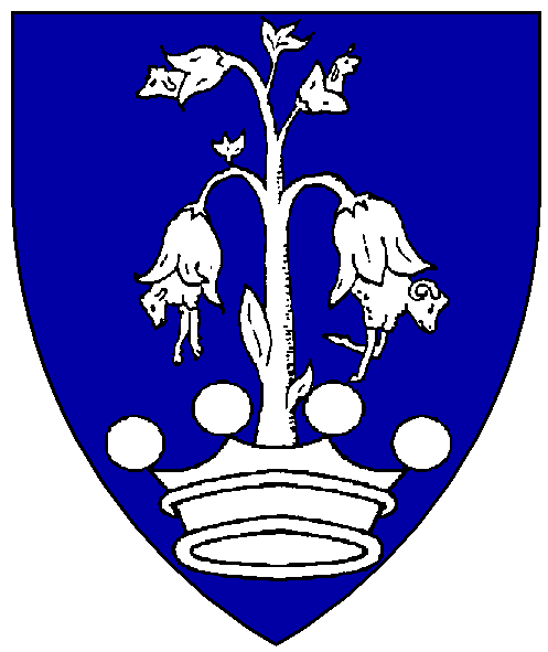 The arms of Annys Blodwell