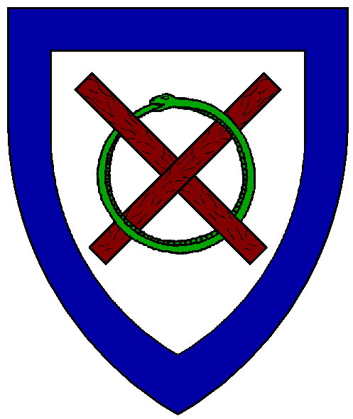 The arms of Christopher Longstaff