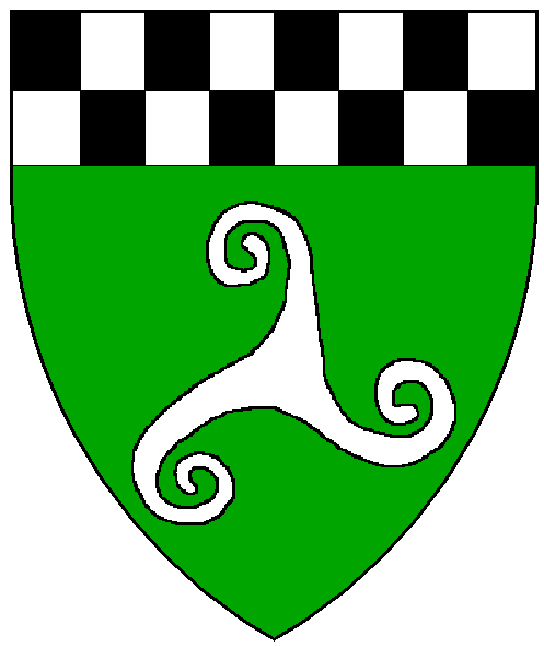 The arms of Cormac Ó Treassaigh