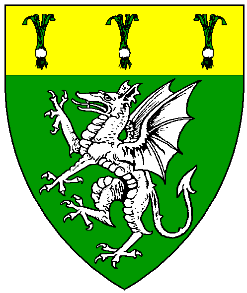 The arms of Donal ap Gryffydd