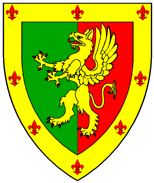 The arms of Elayne de Glanville