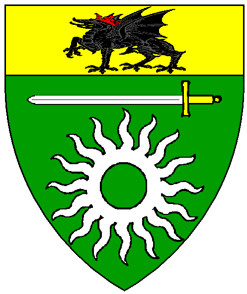 The arms of Elffin of Mona