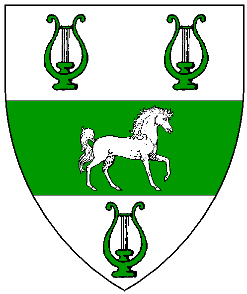 The arms of Elspeth Turberville