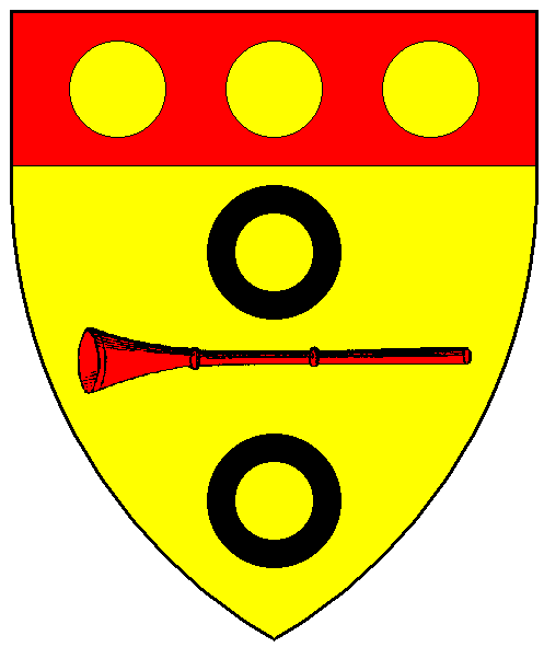 The arms of Gabriella Okehorn