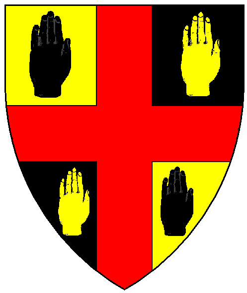 The arms of Guy Quartermain de Roncevalles