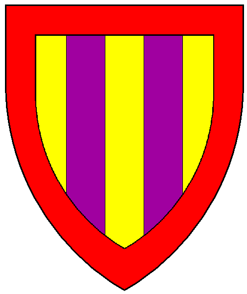 The arms of Helewyse de Bonnay