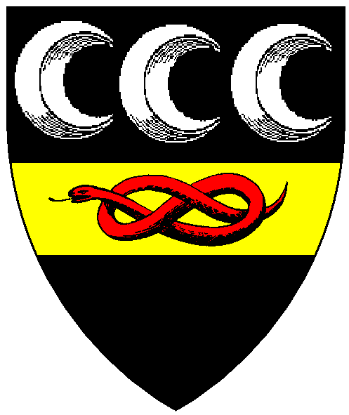 The arms of Isolda de Chasteaulin