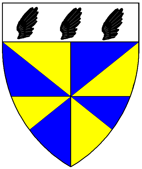 The arms of Juliana de la Rokele