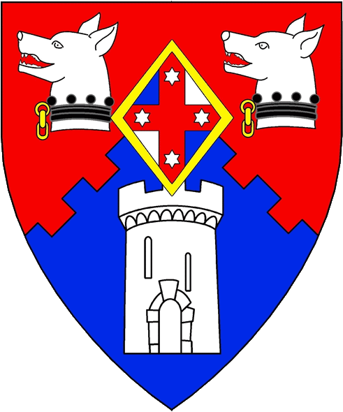 The arms of Katherine Kerr of the Hermitage