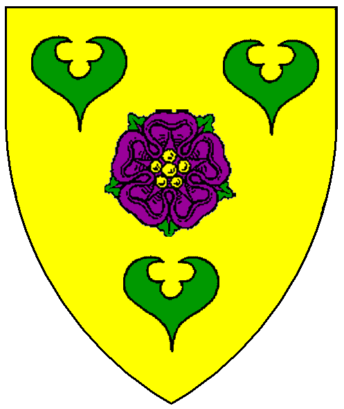The arms of Marguerite de Chemillé