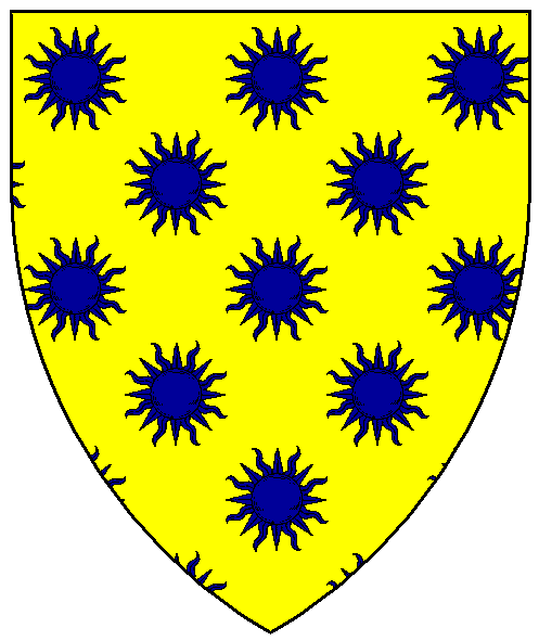 The arms of Marie de Lyon