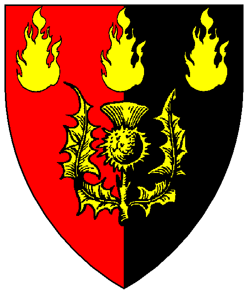 The arms of Meadhbh inghean Aodha Dubhghlas