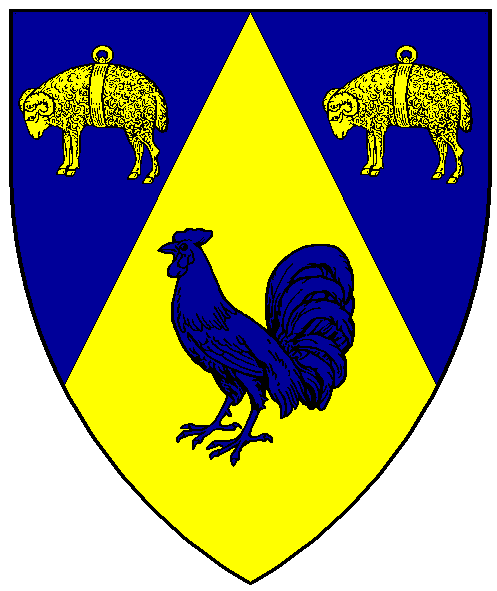The arms of Nicholas Bawcock of Petersfield