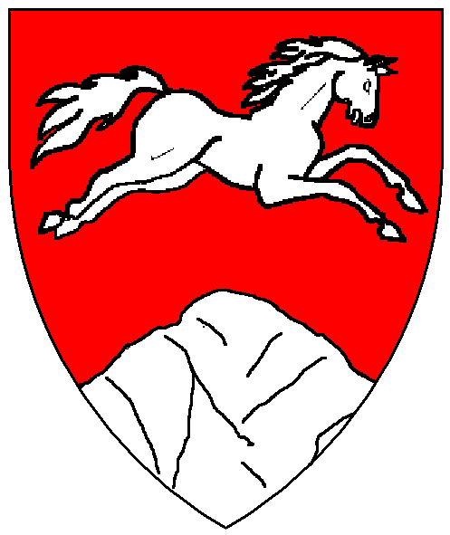 The arms of Robyn atte May