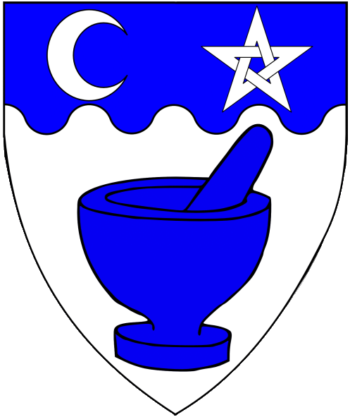 The arms of Sorcha inghean Uí Bhradagáin