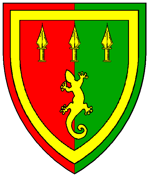 The arms of Sorcha inghean ui Cheallaigh