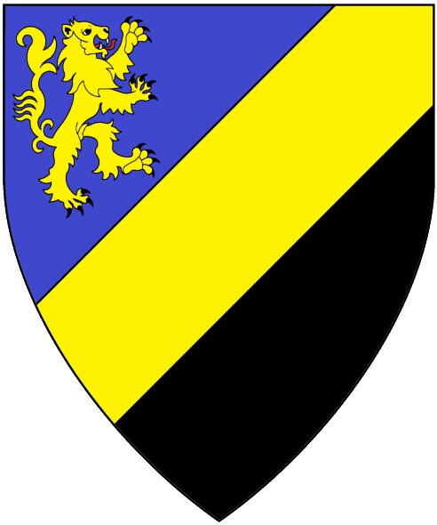 The arms of Valentine Selbie