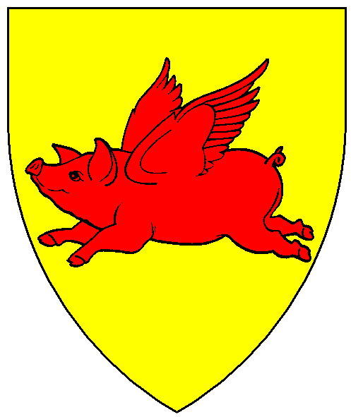 The arms of Vígdís Svínahildardóttir