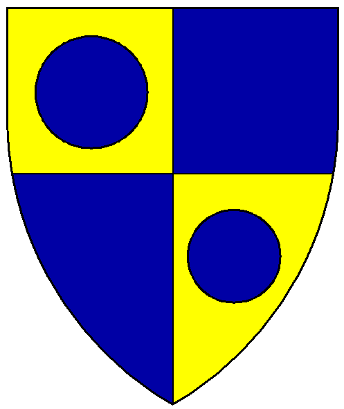 The arms of Ysambart Courtin
