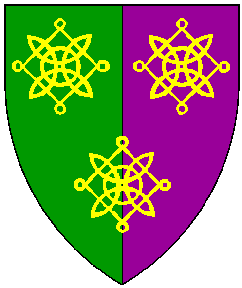The arms of Rhiannon of Camrose