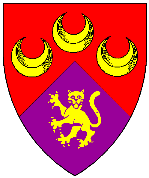 The arms of Rowena of Seventowers