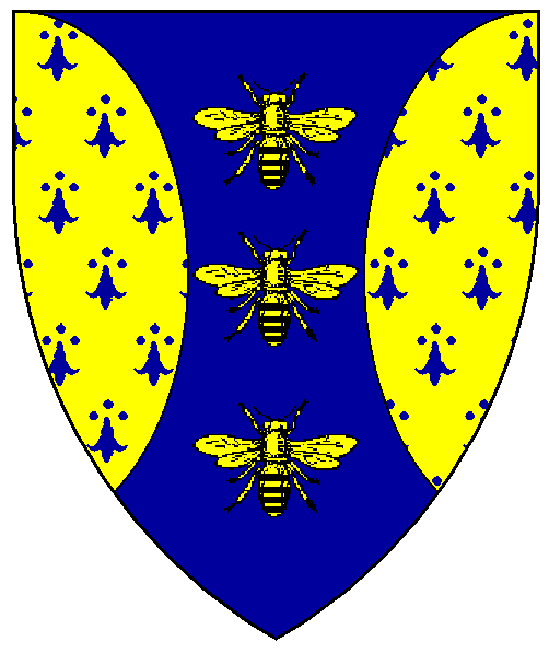 The arms of Sabine du Bourbonnais