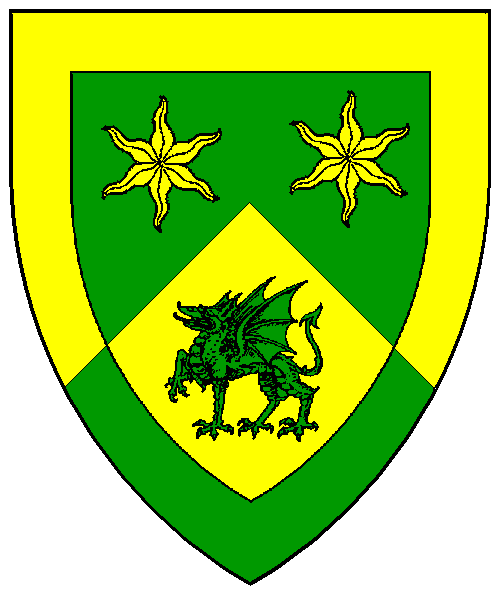 The arms of Sarah Jane Mander of Wenlock